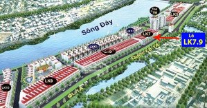 bán đất dãy lk7 tài tâm riverside, 81m2, mặt ql1a, lô đẹp giá rẻ