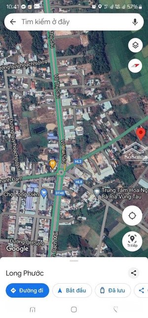 bán đất nền 107m2, 1,35 tỷ, xã long phước, bà rịa, bà rịa vũng tàu, hàng hot!