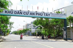 cần tiền nên muốn bán lại lô đất trong kdc an phú tây, bình chánh, giá2tỷ3, dt 80m2, nằm vị trí đẹp