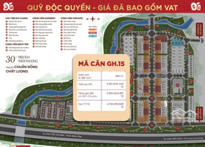 bán gấp lô góc tại homie city, 4,565 tỷ, 163m2, phổ yên, thái nguyên