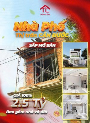 nhà phố hoàn thiện trung tâm thị trấn cần đước - full nội thất chỉ 2,5 tỷ