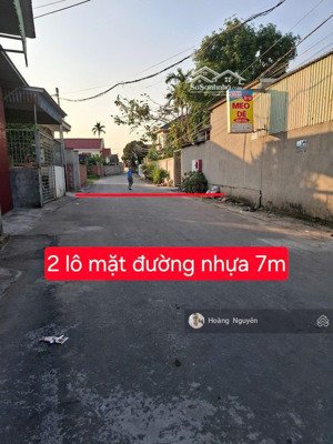 bán 2 lô f0 liền kề 60m2 mặt đường phường thiên hương, tp thủy nguyên giá tốt cho nhà đầu tư.