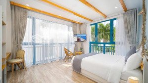 cho thuê toà khách sạn 7 tầng trần hưng đạo, 30 phòng mới sạch sẽ có view sông