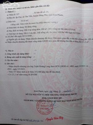 Bán Lô Đất tổ 26 Điện máy xanh chợ Tân Tiến, Đồng Phú Bình Phước.