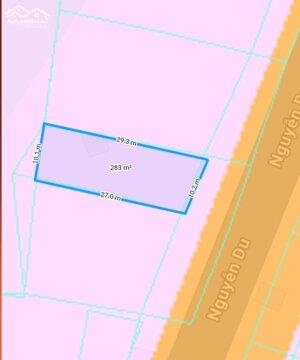 Bán đất mặt tiền Nguyễn Du gần biển Cam Bình, Tân Phước, TX LaGi, Bình Thuận. DT 10x29