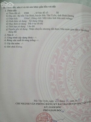 Đất nền KCN Vsip sổ hồng riêng chỉ 1 tỷ