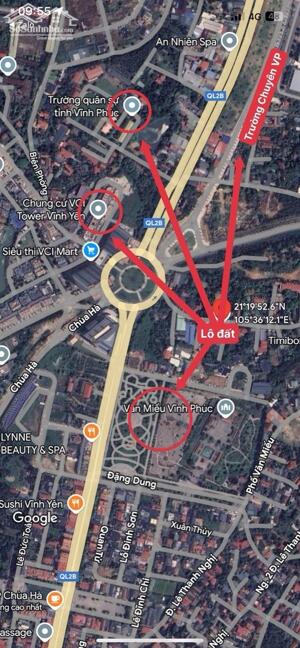 Bán gấp đất phân lô đường ô tô Liên Bảo, Vĩnh Yên DT80-92m giá từ 1,85 tỷ. Sổ đỏ CC 0988296228