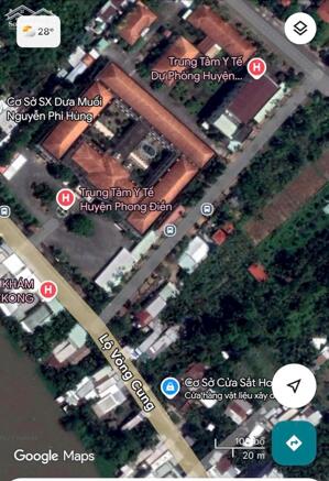 BÁN 2466m2 ĐẤT MẶT TIỀN ĐƯỜNG LỘ VÒNG CUNG KẾ TRUNG TÂM Y TẾ HUYỆN PHONG ĐIỀN