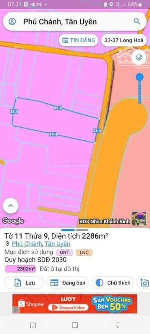 giảm 5 tỷ bán gấp đất phú chánh
2285m. thổ cư 1100m đất đã xây tường rào bao quanh