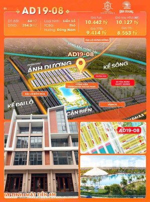 hot! duy nhất căn liền kề 64m2 ánh dương giá tốt nhất tại vinhomes ocean park 3 liên hệ 