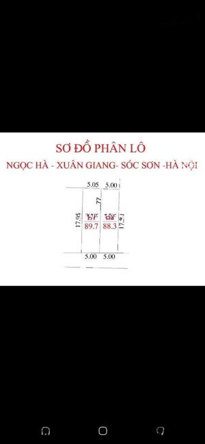 siêu phẩm ngọc hà xuân giang 88,3m gần trường mầm non - cấp 1-2-3 - phòng khám đk xuân gia