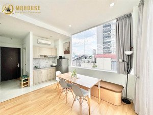 cho thuê căn hộ 2pn full tiện ích view thoáng đẹp, vị trí gần ngã tư nguyễn văn trỗi dt 60m2