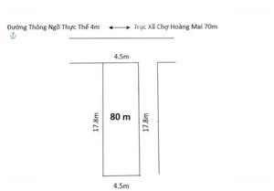 bán lô 80m2 hoàng mai đồng thái an dương giá đầu tư