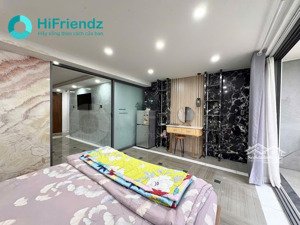 studio 1pn 1pk bếp riêng siêu xịn có cả sân thượng tiện nghi