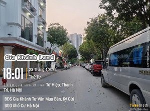 bán gấp lô đất phân lô tái định cư tứ hiệp thanh trìdiện tích 120m², mặt tiền 9.2m, vỉa hè rộng