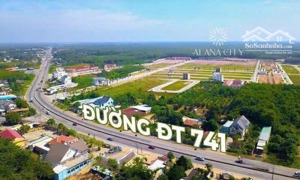 đất xây nhà cò sổ hồng riêng. chỉ từ 666tr nhận nền ngay. mặt tiền đường dt 741. 