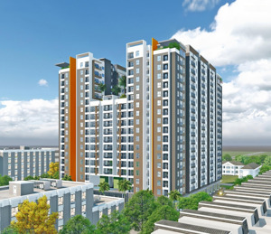 chỉ còn 1 căn duy nhất - 1 phòng ngủ nhà trống có rèm - giá 5trđ/tháng