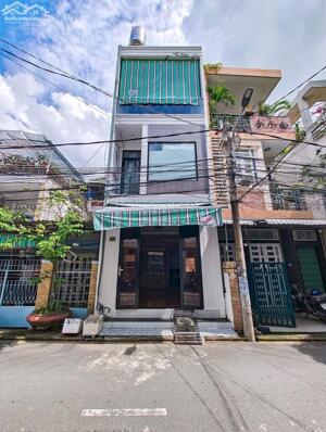 Nhà 1 trệt 2 lầu lộ nhựa 5m - Thông qua Chợ Trần Việt Châu