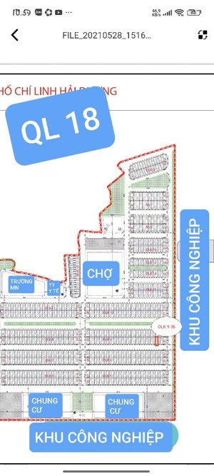 bán đất nền dự án giá ưu đãi tại ql 18, cộng hòa, 1,55 tỷ, 70m2