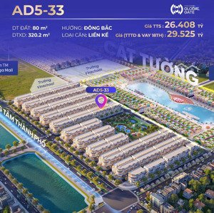 độc quyền căn ns6 mặt vườn hoa hướng đông nam, 80m2 khu thịnh vượng, ký trực tiếp cđt, 