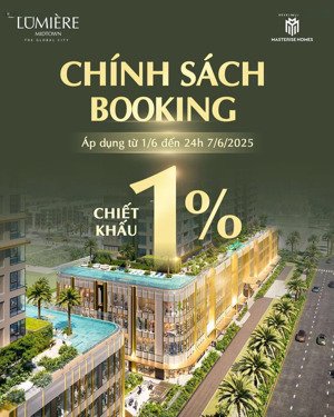 sở hữu căn hộ cao cấp lumiere midtown-an phú, q2 - chỉ với 100tr booking, chiết khấu khủng 17%
