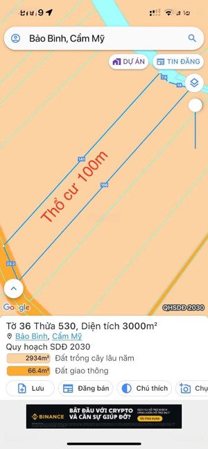 bán đất đẹp xuất sắc tại tỉnh lộ 765b, bảo bình, cẩm mỹ, đồng nai, 2,4 tỷ, 3000 m2