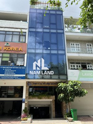 cho thuê lâu dài toà văn phòng 400m2 hầm 4 sàn trống suốt thang máy_cầu thang_toilet cuối nhà