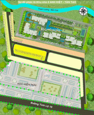 mở bán 20 nền đẹp kdc anh kiệt tân tạo- bình tân sổ riêng giá chỉ từ 2 tỷ 050/nền 60m2