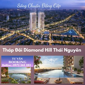 bán căn hộ cc 3pn 2wc tại bv diamond hill thái nguyên, 50 triệu/m2, 80m2