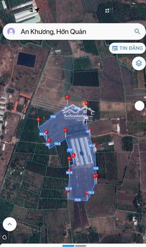 bán trại gà hớn quản, bình phước - dt 6,5 ha đất - mặt tiền nhiều