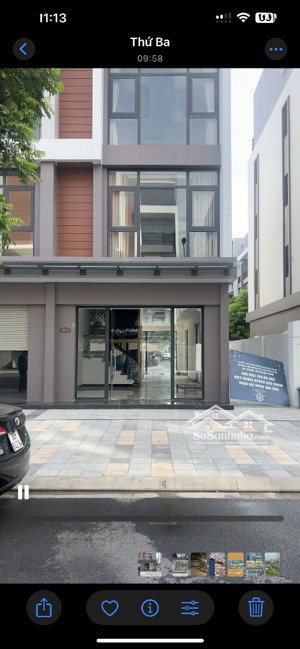 cho thuê shop 2 mặt tiền - có sân vườn - phố biển 2 - vin3 - hoàn thiện đẹp thang máy