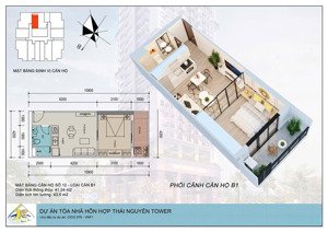 bán căn hộ chung cư 1pn, 1wc tại nha trang, trưng vương, thái nguyên, giá siêu hời 1,25 tỷ