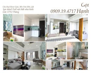 cho thuê căn hộ officetel full nội thất river gate q4 15,5 tr/tháng xem nhà gọi 