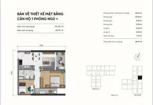 bán ch d-aqua, bến bình đông, 3,03 tỷ, 54m2, 2pn, 1wc, giá tốt
