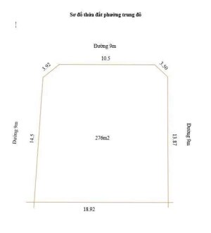 HIẾM!!! GÓC 3 MẶT TIỀN DUY NHẤT TẠI TRUNG ĐÔ - 275M²