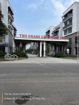 bán shophouse 75m2, giá 5,4 tỷ tại tms grand city phúc yên, hùng vương, vĩnh phúc