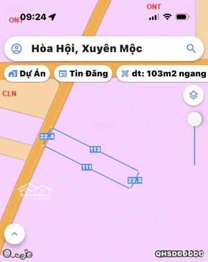bán 2 sào đất otn hoà hội nằm ngay trung tâm, gần trường học cấp 2,3, gần đường 991 sân bay về