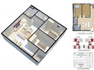 bán cc ecohome 3, đường tân xuân, 3,56 tỷ, 60m2, 2pn, 2wc