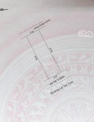chủ cần tiền bán đất tặng nhà cấp 4, mặt tiền đường lê thị tính, giá đầu tư