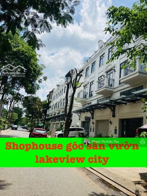 shophouse sân vườn lakeview city full nội thất dt 140m2 5 tầng giá bán 23 tỷ đang có sẵn hđ thuê