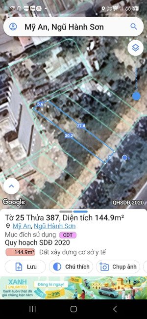 cần bán mặt tiền võ nguyên giáp đối diện biển mỹ khê giá bán 25,5 tỷ dt 145m ngang 5m ,sạch đẹp