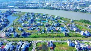 bán đất biệt thự đảo vip, đường trung lương 9, hoà xuân, view sông mát mẻ