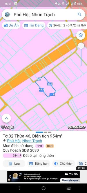 cần bán gấp lô đất đường ôtô gần đường lý thái tổ sát ubnd xã phú hội,thổ cư, giá đầu tư rẻ nhất kv