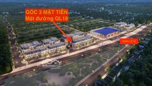 chính chủ bán cắt lỗ góc 3 mặt tiền, mặt đường ql18 vincom uông bí