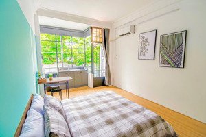 cho thuê studio 30m2 có ban công, nội thất đầy đủ - nguyễn công hoan, phú nhuận gần chợ bà chiểu