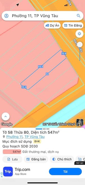 bán 1097m2 đất mt đường hàng điều p11 giá 20tỷ.call mr hà.