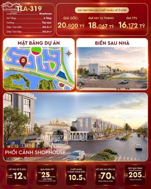 TLA-319 Shophouse xẻ khe hữu hạn,