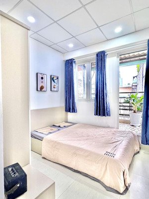 khai trường 10p studio ban công, 35m2, gần phan xích long quận phú nhuận gần đh ufm tiện đi q1, q3