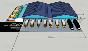 cho thuê xưởng trống 4 mặt đậu xe trên diện tích 10.000m2 có pccc theo yêu cầu bên thuê
