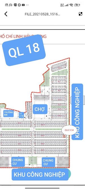 bán đất nền dự án tại ql 18, cộng hòa, chí linh, hải dương, giá siêu hời chỉ với 1,55 tỷ, 70m2
